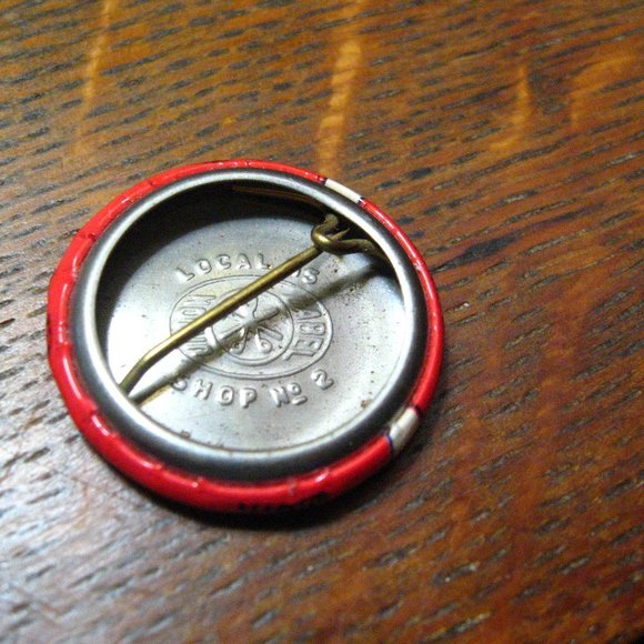 I.B. OF T.C.W. & H OF A Teamsters Union 1966 Lapel Pin - Picture 4 of 4